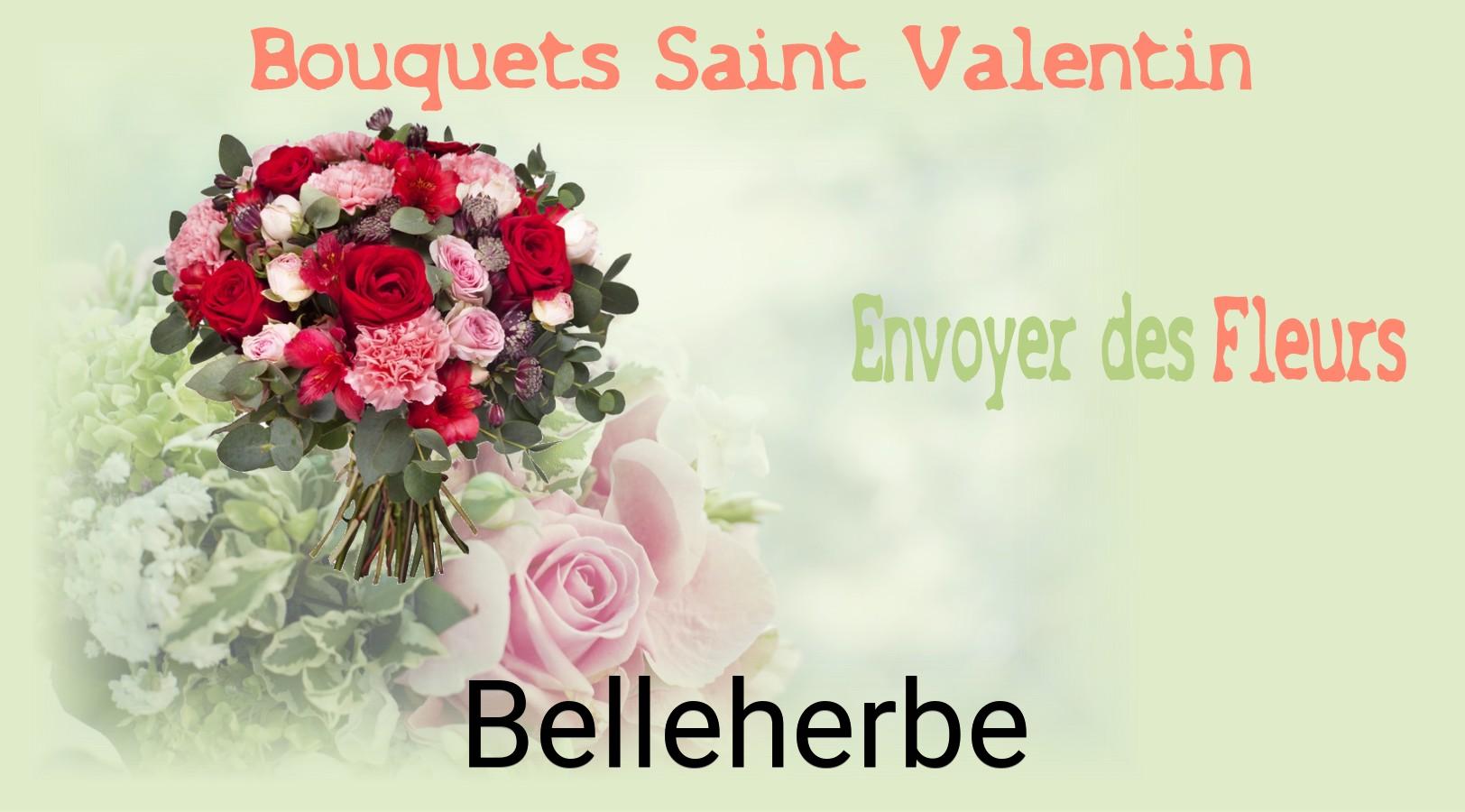 Roses de Saint-Valentin livrées à Belleherbe